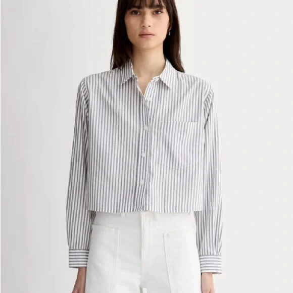 Everlane Way-Short Shirt 100% cotton - Picture 1 of 3